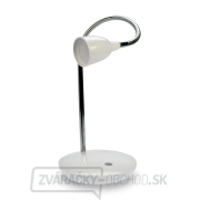 Solight LED stolná lampička, 2.5W, 3000K, podstavec, biela farba Náhľad