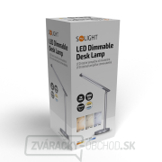 Solight LED stolná lampička, 7W, stmievateľná, zmena chromatičnosti, strieborná farba náhled