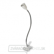 Solight LED stolná lampička, 2.5W, 3000K, clip, biela farba Náhľad