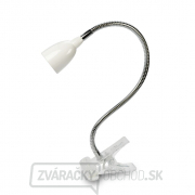 Solight LED stolná lampička, 2.5W, 3000K, clip, biela farba Náhľad