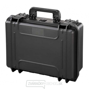 MAX Plastový kufor, 464x366xH 176mm, IP 67, farba čierna