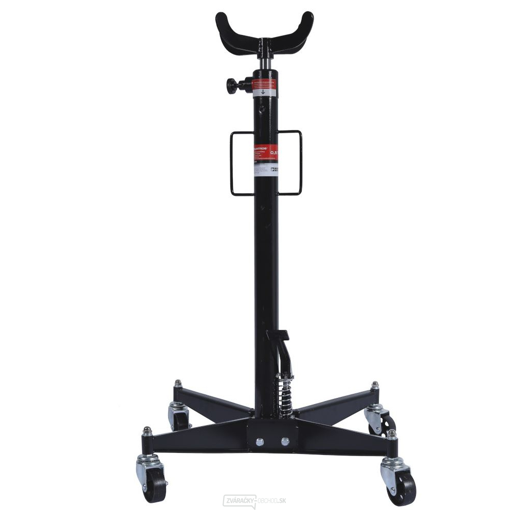 Hydraulický zdvihák prevodovky a motora, nosnosť 500 kg, pojazdný - QUATROS QS19308
