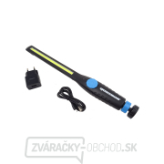 Dielenská lampa, úzke svietidlo, LED COB 6W, nabíjací micro USB s magnetom - QUATROS QS16115 gallery main image