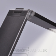 Solight LED stmievateľná lampička s bezdrôtovým nabíjaním, 10W, zmena chromatičnosti, šedá náhled