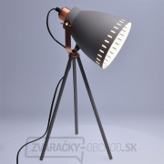 Solight stolná lampa Torino, trojnožka, 52cm, E27, sivá Náhľad