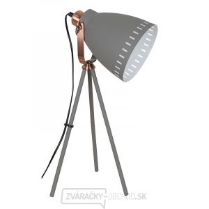 Solight stolná lampa Torino, trojnožka, 52cm, E27, sivá