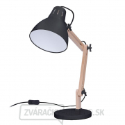 Solight stolná lampa Falun, E27, čierna Náhľad