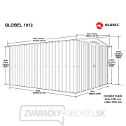 Domček GLOBEL 1012 ANTRACIT so strešným oknom Náhľad