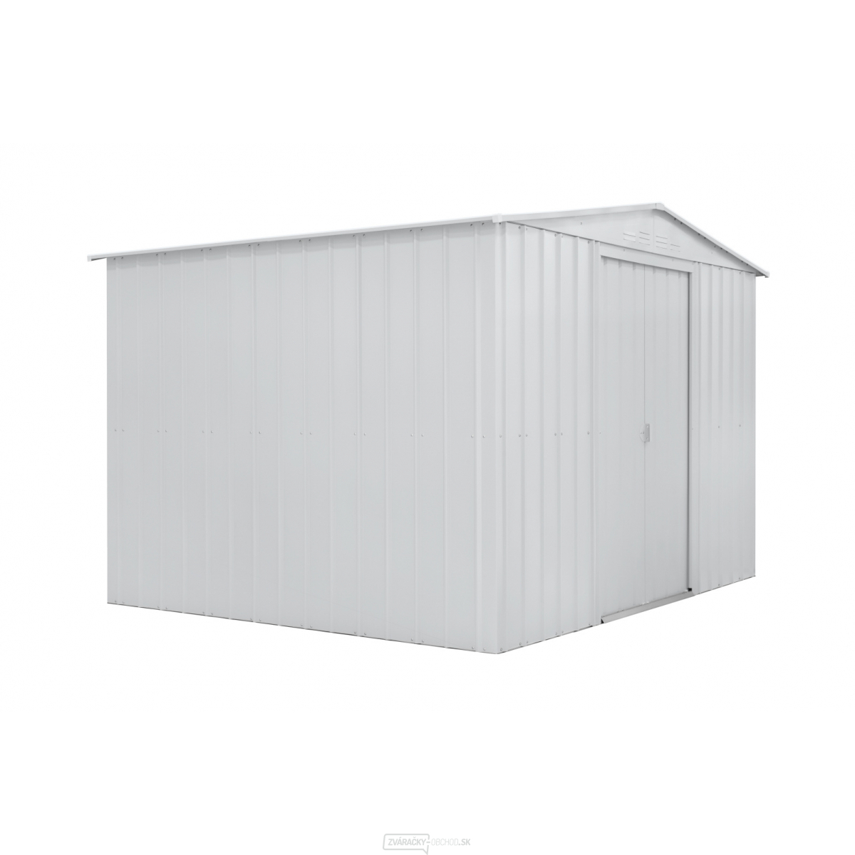 domček GLOBEL 108 STRIEBORNÝ so strešným oknom