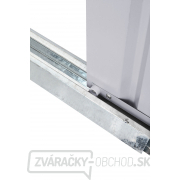 domček GLOBEL 108 STRIEBORNÝ so strešným oknom náhled