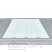 domček GLOBEL 1012 STRIEBORNÝ so strešným oknom Náhľad