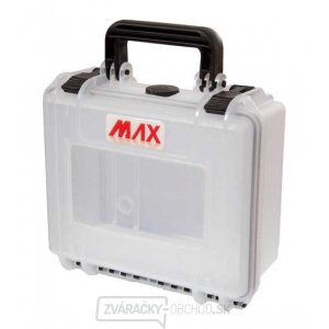 MAX Plastový kufor, 258x243xH 117,5mm, IP 67, farba transparentná
