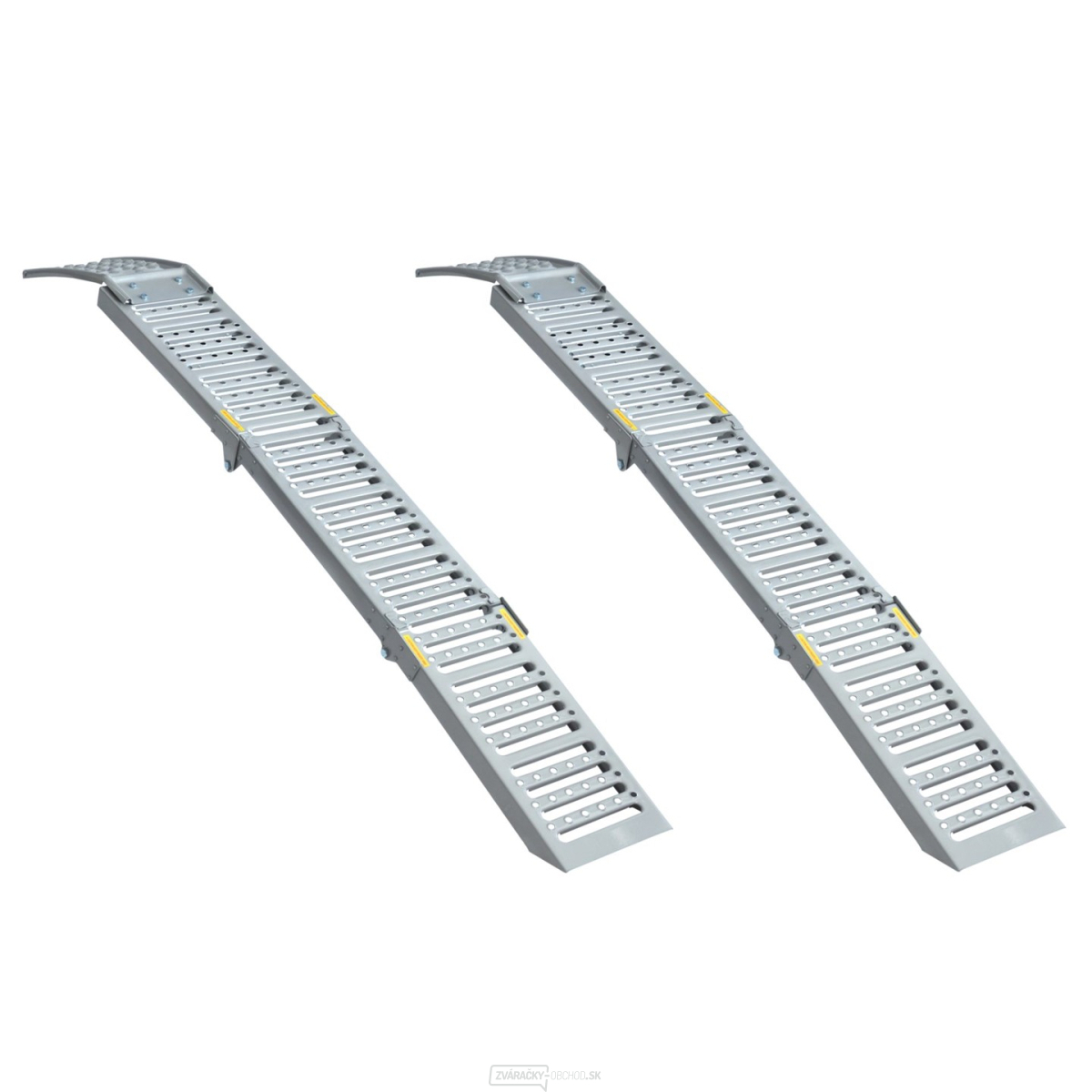 Nájazdové rampy 2,2 t, skladacie prenosné, sada 2 ks