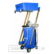 Olejová nádržka pneumatická, pojazdná, objem 90 l, so záchytnou vaňou - ASTA gallery main image