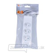 Solight viacnásobná zásuvka, 3 zásuvky Náhľad