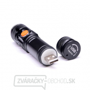 Solight LED vreckové nabíjacie svietidlo, 3W, 200lm, USB, Li-ion Náhľad