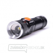 Solight LED vreckové nabíjacie svietidlo, 3W, 200lm, USB, Li-ion Náhľad