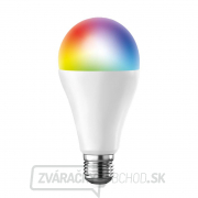 Solight LED SMART WIFI žiarovka, klasický tvar, 15W, E27, RGB, 270 °, 1350lm gallery main image