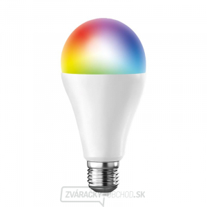 Solight LED SMART WIFI žiarovka, klasický tvar, 15W, E27, RGB, 270 °, 1350lm gallery main image
