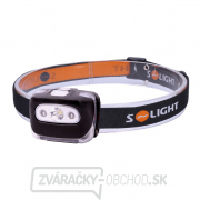 Solight čelové LED svietidlo, 3W + červené svetlo, 3x AAA gallery main image