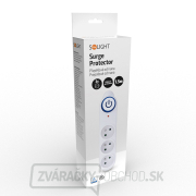 Solight prepäťová ochrana, 3 zásuvky, 1,5m, biela Náhľad