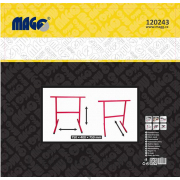 Stavebná koza 750x450x750mm Stavebná koza 750x450x750mm náhled