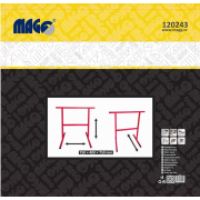 Stavebná koza 750x450x750mm Náhľad