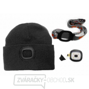 Čiapka s LED svetlom - čierna Čiapka s LED svetlom - čierna gallery main image