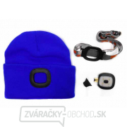 Čiapka s LED svetlom - modrá Čiapka s LED svetlom - modrá gallery main image