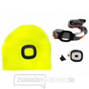 Čiapka s LED svetlom - reflexná žltá Čiapka s LED svetlom - reflexná žltá gallery main image