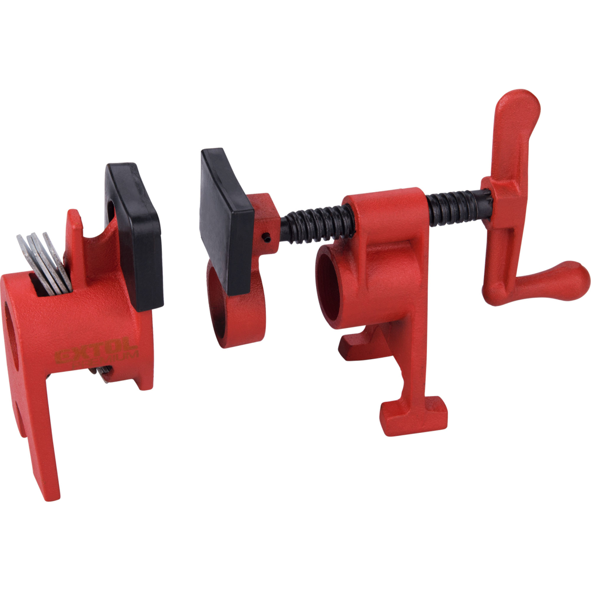 EXTOL PREMIUM Zvierka rúrková nastaviteľná, fixácia na pevnom konci pomocou rúrky s vonkajším závitom DN 20 - 3/4" -26,9mm 8815403