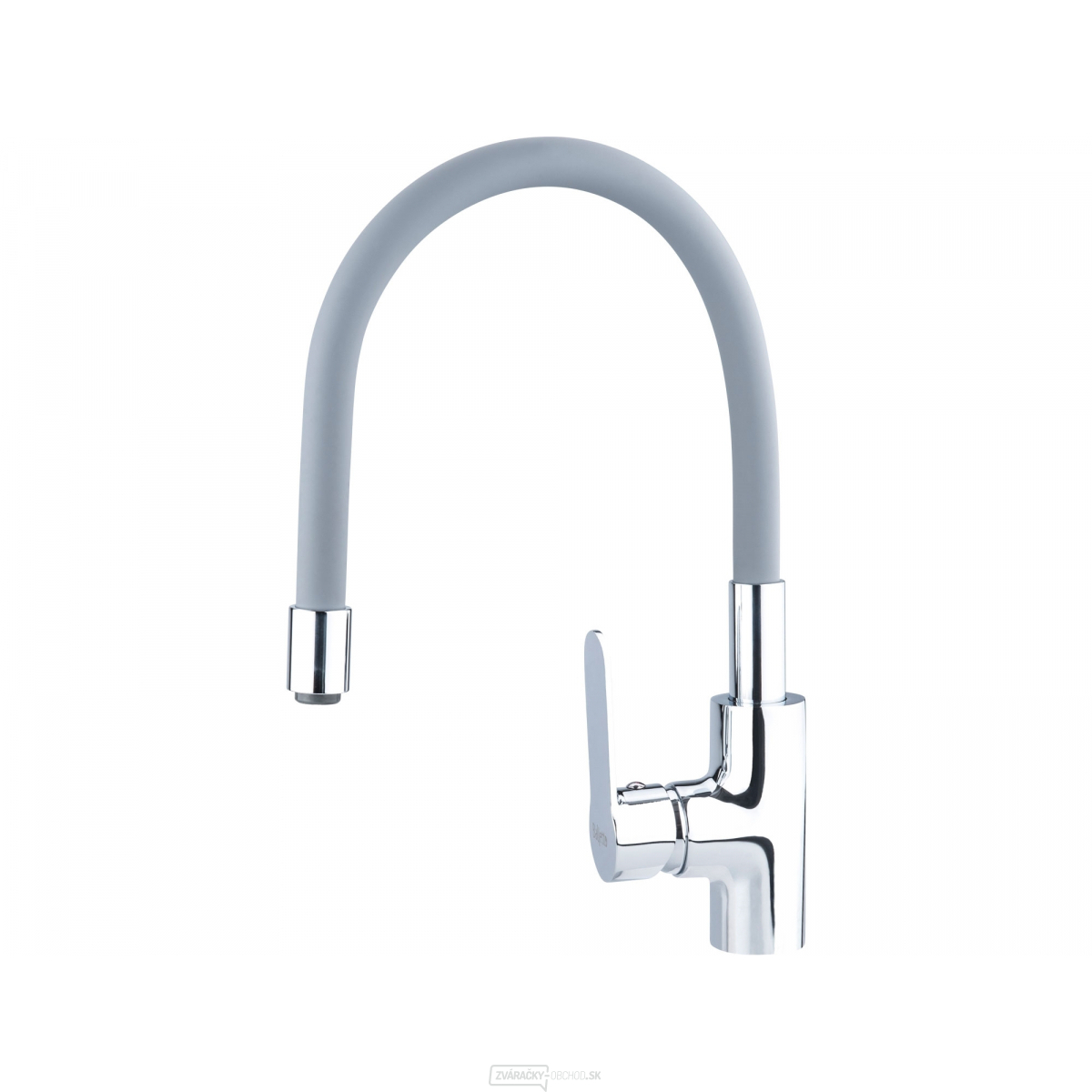 Batéria umývadlová, stojanková s flexibilným ramienkom, 35mm, šedá