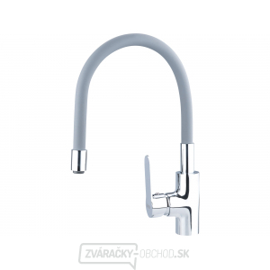 Batéria umývadlová, stojanková s flexibilným ramienkom, 35mm, šedá Batéria umývadlová, stojanková s flexibilným ramienkom, 35mm, šedá gallery main image