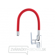 Batéria umývadlová, stojanková s flexibilným ramienkom, 35mm, červená Batéria umývadlová, stojanková s flexibilným ramienkom, 35mm, červená gallery main image