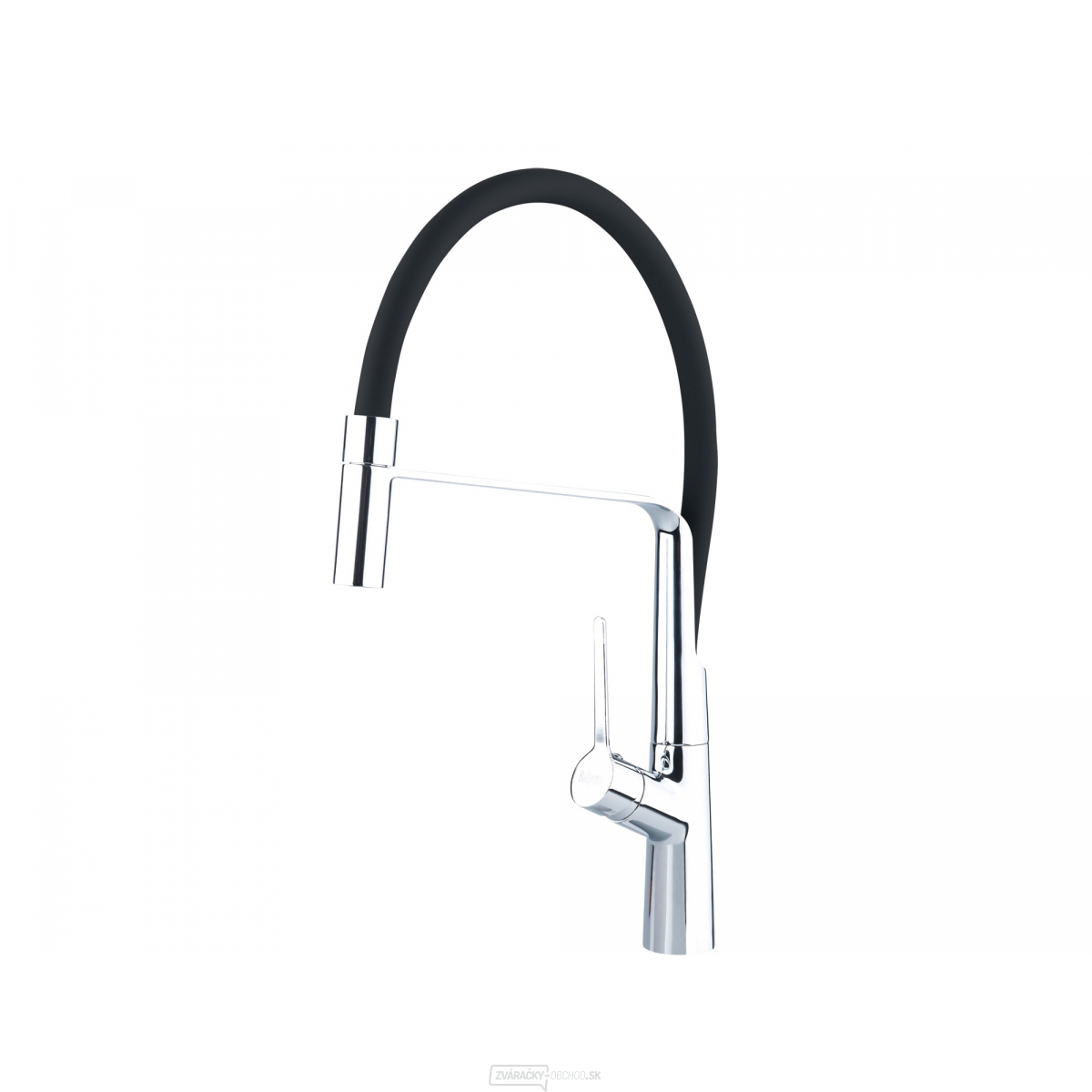 Batéria umývadlová, stojanková s flexibilným ramienkom, 25mm, čierna