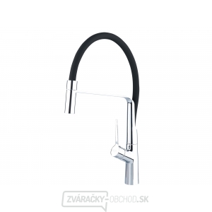 Batéria umývadlová, stojanková s flexibilným ramienkom, 25mm, čierna Batéria umývadlová, stojanková s flexibilným ramienkom, 25mm, čierna gallery main image