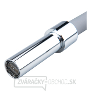 Batéria umývadlová, stojanková s flexibilným ramienkom, 25mm, šedá Náhľad