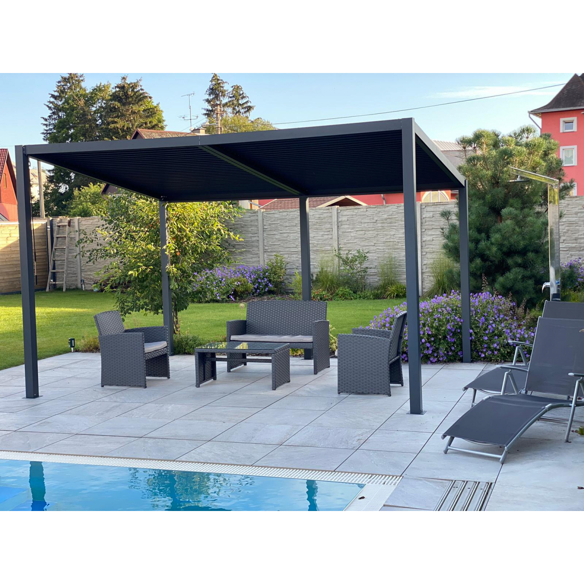 Hliníková pergola LANITPLAST BIOCLIMATIC 43