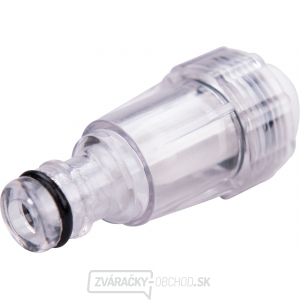 Filter s konektorom na rýchlospojku, priehľadný, G 3/4 Filter s konektorom na rýchlospojku, priehľadný, G 3/4