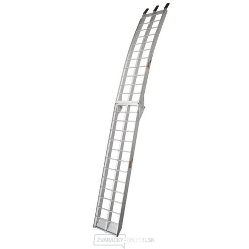 Skladacia rampa, pre ťažšie motocykle, nosnosť 340 kg, dĺžka 226 cm, hliník