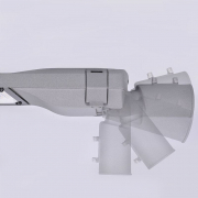 Solight pouličné osvetlenie SMD, 80W, 12000lm, Meanwell, 4000K, 120°, IP65, 85-265V, sivá náhled