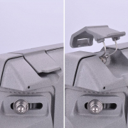 Solight pouličné osvetlenie SMD, 80W, 12000lm, Meanwell, 4000K, 120°, IP65, 85-265V, sivá náhled