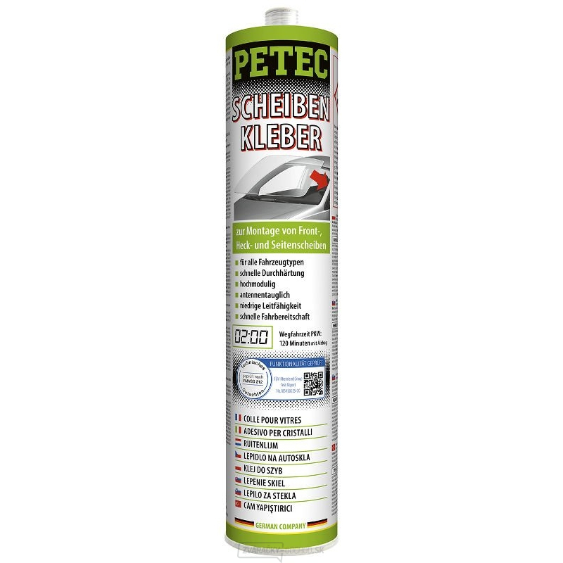 PETEC 83310 Lepidlo na sklá karosérií 310 ml