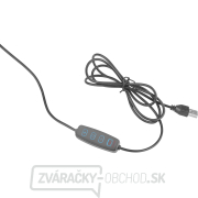 Lampa stolná s lupou, USB napájanie, 1300lm, 3 farby svetla, 5x zväčšenie náhled