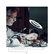 Lampa stolná s lupou, USB napájanie, 1300lm, 3 farby svetla, 5x zväčšenie náhled