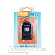 Svetlo na čiapku s klipom, 160lm, USB nabíjanie náhled