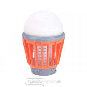 Lampáš turistický s lapačom komárov, 180lm, USB nabíjanie, 3x 1W LED Lampáš turistický s lapačom komárov, 180lm, USB nabíjanie, 3x 1W LED gallery main image