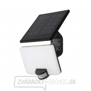 Solight LED solárne osvetlenie so senzorom, 11W, 1200lm, Li-on, čierna gallery main image