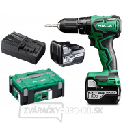 HIKOKI Aku príklepový vŕtací skrutkovač DV18DDWPZ + 2x Akumulátor 5,0 Ah + Nabíjačka + Kufor gallery main image
