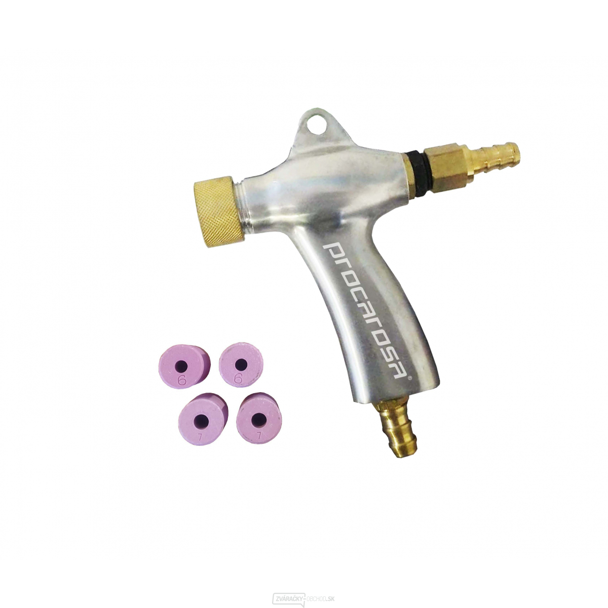 Pieskovacia pištoľ vrátane trysiek k pieskovaciemu boxu Procarosa PROFI420, PROFI990 a PROFI1200 Typ boxu: 420